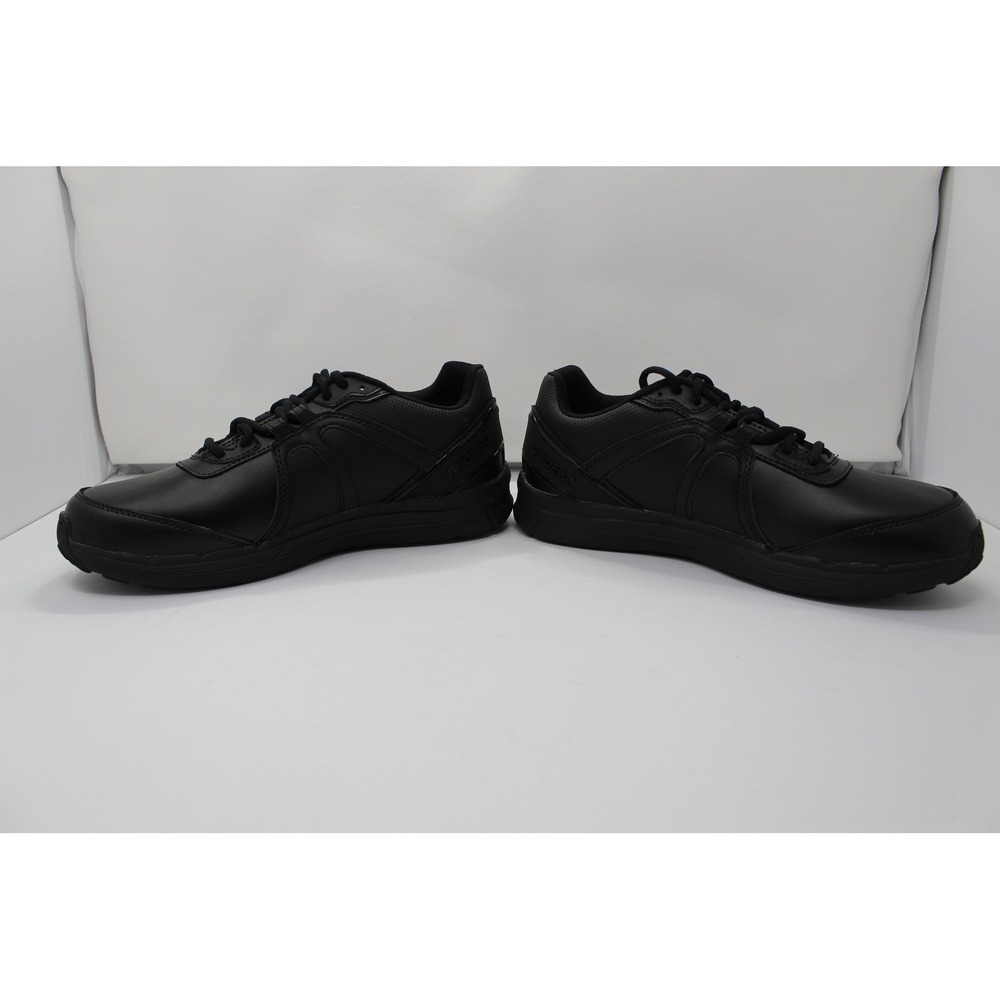 Reebok Guide Work Mens Black Leather Cross Trainer Work Shoes RB3500 - Picture 3 of 7